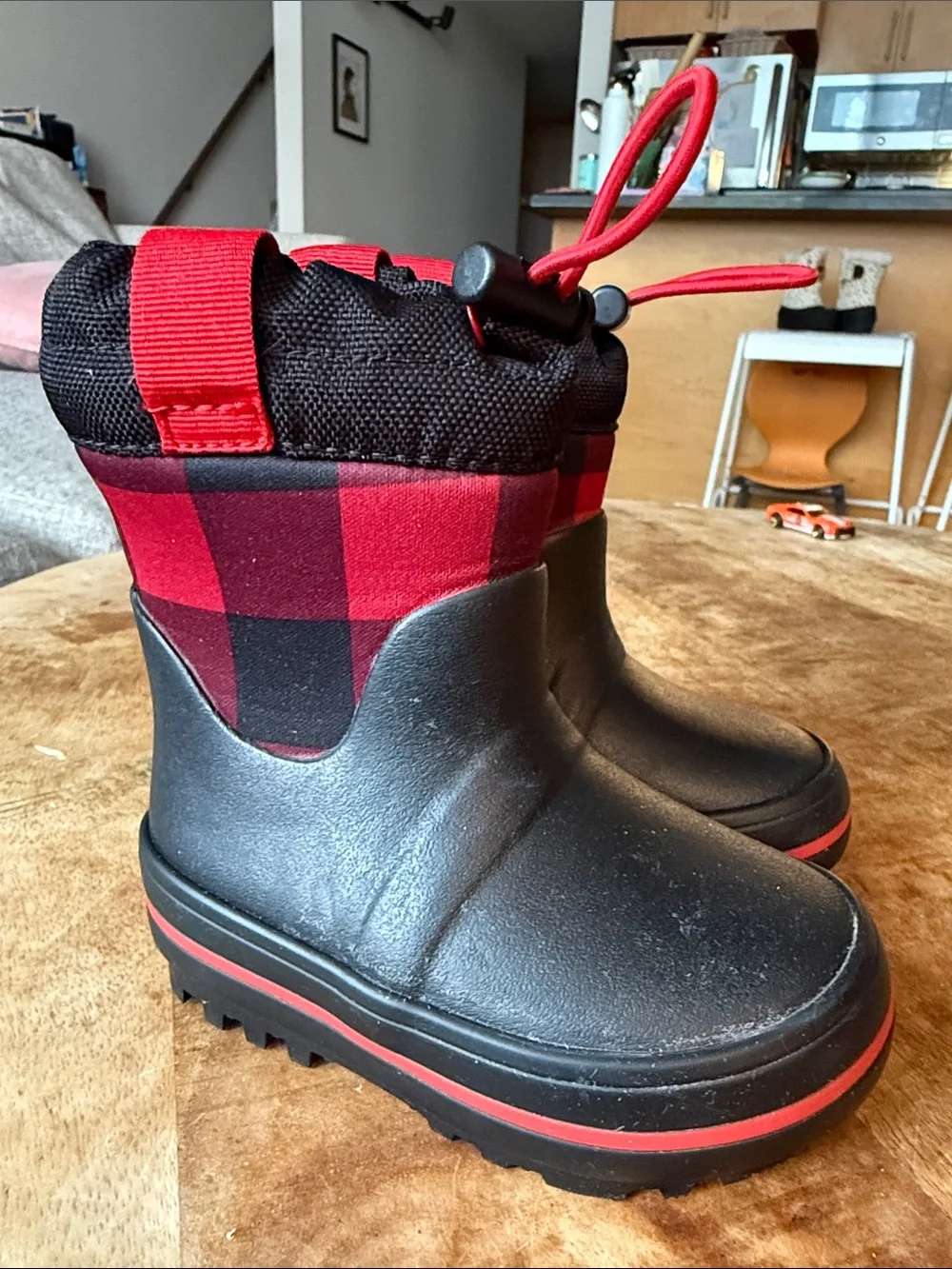 Waterproof Buffalo Plaid Snow Boots || Cat & Jack